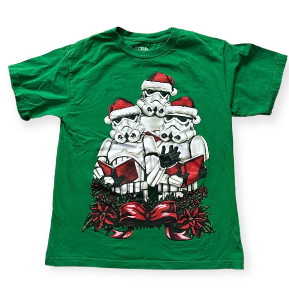 Youth Star Wars Christmas Tee - Picture 4 of 5